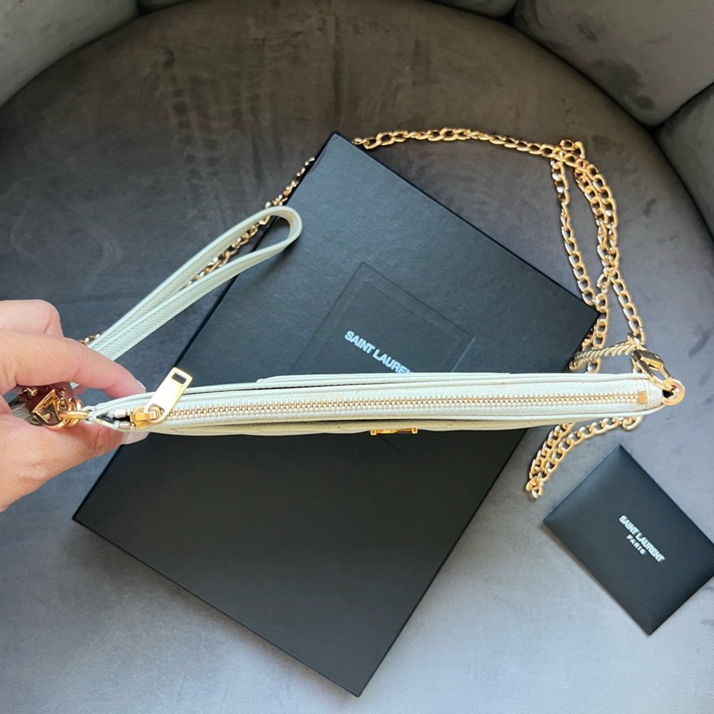 Crema YSL wristlet crossbody - Picture 17 of 17